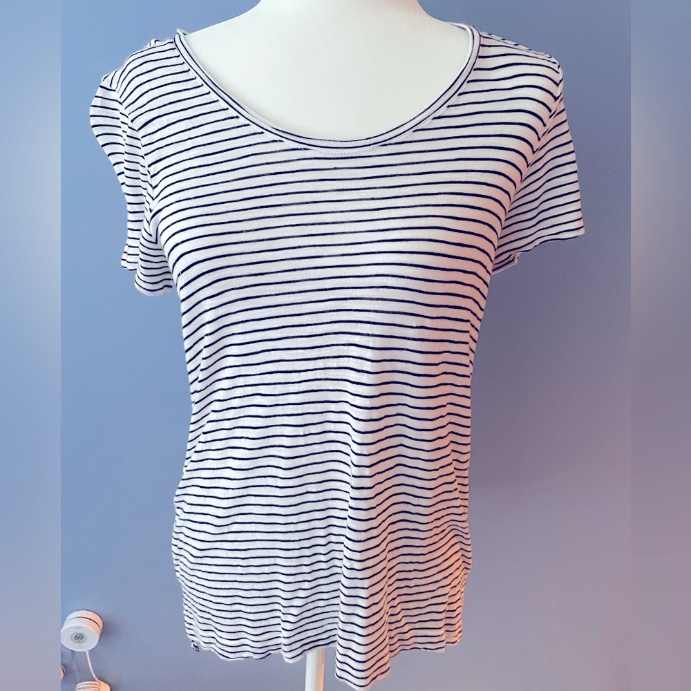 Madewell Stripe Short sleeve shirt